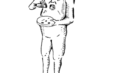 Blemio comiendo tacos de cabeza